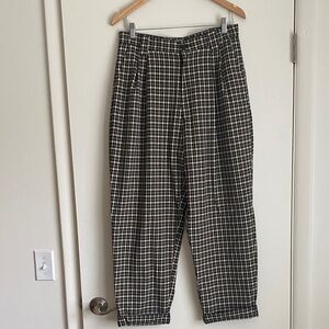 NWT Topshop Plaid Trousers